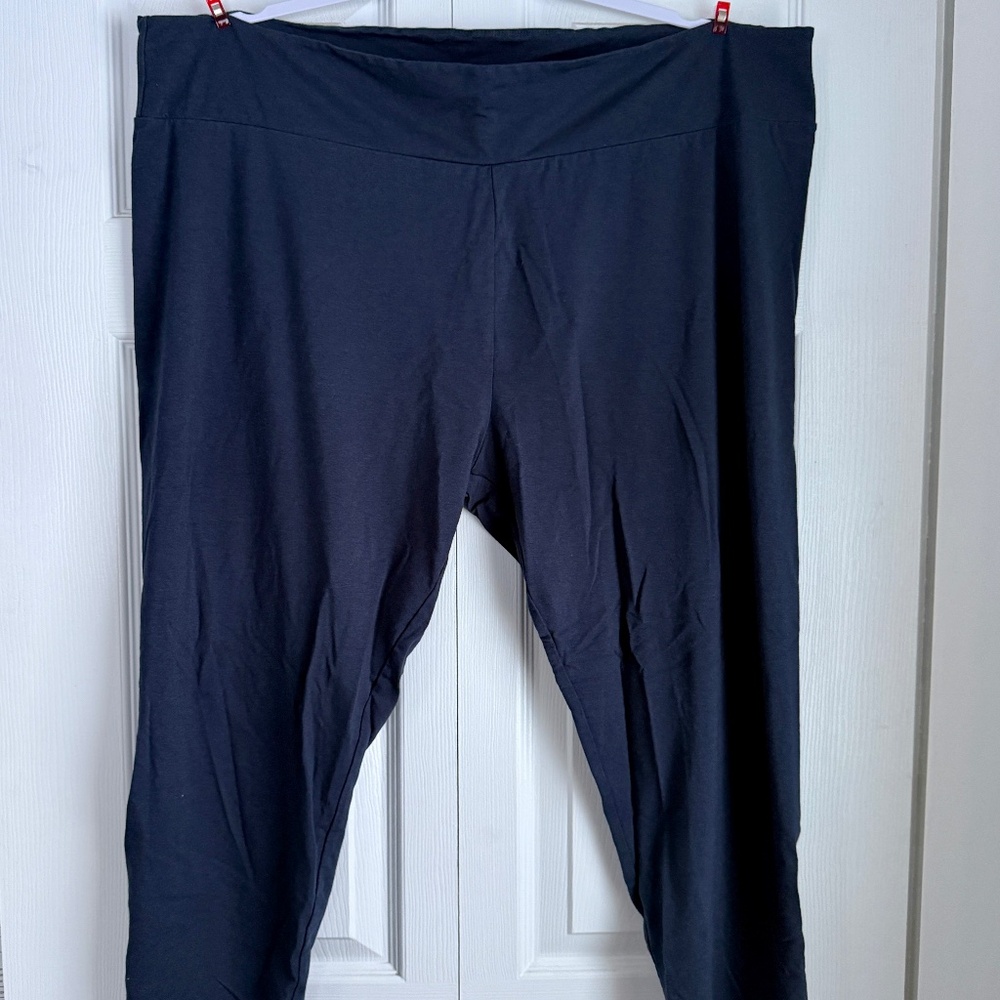 FatFace Sustainable Cotton High Rise Leggings Women's Navy Size 20